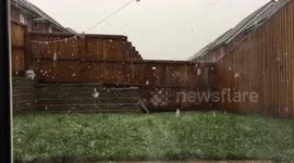 First snow of the year in Manchester