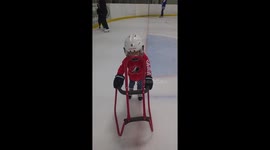 Little sister is Learning to Skate and gets video Bombed by Big brother !