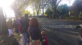 Nottingham Remembrance parade 2016 at the Victoria Embankment.