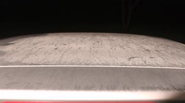 TIME LAPSE OF CAR ROOF FREEZING OVER