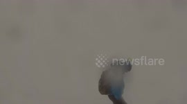 Brecon Beacons hit by major blizzard during Storm Angus