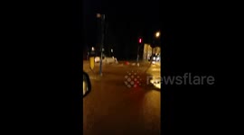 Newsflare Edit - Flash floods in Stalybridge, UK