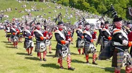The 2016 Atholl Gathering and Highland Games at Blair Castle, Scotland