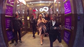 Sam Faiers departs the Inanch Gold Class Clip-Ins event