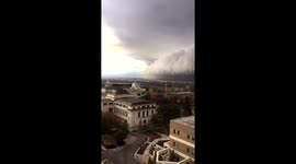 Cold front blasting into the Salt Lake Valley!