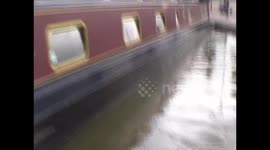Drunk idiot falls into canal, Canal Boat Fail. Oap Rescue.