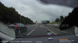 M62 Car Crash - Rear End