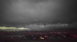 #timelapse of a fast moving #thundersnow in Utah!