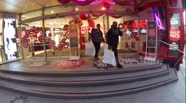 John lewus opens its doors to the black friday shoppers
