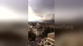 Newsflare Edit - Churning storm front plows into Salt Lake Valley