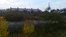 Super store tycoon lands helicopter on disused bus depot plymouth devon