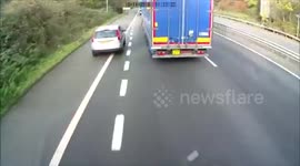 This is how not to join a motorway