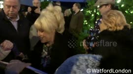 Barbara Windsor does selfies with fans at Christmas lights switch-on