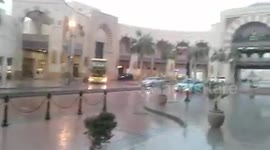 Raining in Qatar