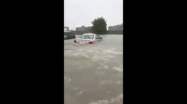 Flood in Qatar