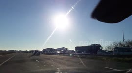 Seven mile tailbacks on the M4 after collision