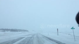 Deserted Highways Due to snowstorm