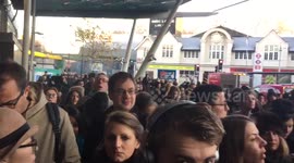 Overcrowding at Finsbury Park Station causes 'commuter chaos'