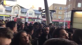 Overcrowding at Finsbury Park Station causes 'commuter chaos'