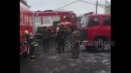 Workers trapped after coal mine fire in China