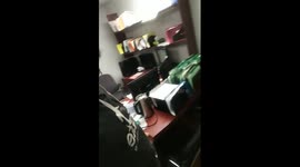 Savage water bottle flipping