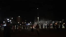Violent clashes between police and protesters in Brazil