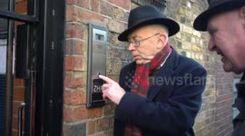 Demonstration against the architect of social cleansing in London,UK