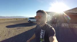 Boogie Boarding on Death Valley Sand Dunes!!!