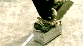 Bizarre Concrete Shoes Workout