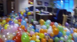 Office Balloon Prank