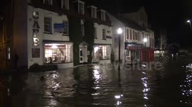 Tidal Surge and Floods at Sandside, Scarborough (05/12/2013)
