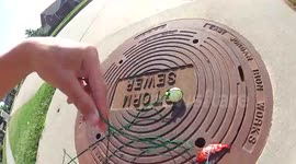 Catching a Bass in a Storm Sewer