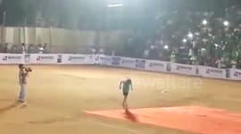 Kasaragod Bekal football stadium collapsed