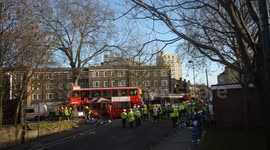 Kennington bus crash rescue, South London