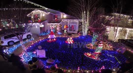 Wakefield Court Winter Wonderland Christmas Lightshow V13431