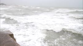 Storm surge in Cornwall