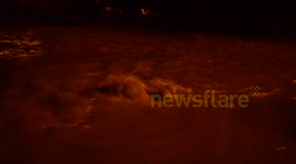 Flooding in Whitwell on the Isle of Wight