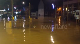 Flood in Maidstone wont stop him from having fun :)