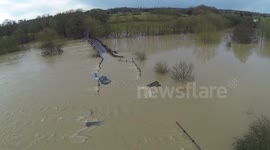Christmas Day Flooding - Maidstone Kent (Teston Bridge)