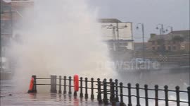 New Year's Day Storm at Penzance
