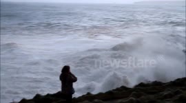 St Ives Flooding and Storm Waves