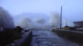 Jan 3rd storm surge Amroth