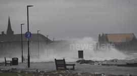 Storm Surge Troon, Ayrshire, Scotland 03/01/14