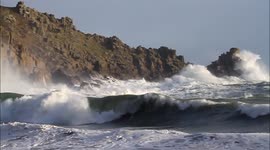 New Year Storm at Lamorna