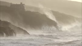 Hercules Storm at Porthleven