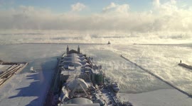Arctic Vortex over Chicago causing Lake Michigan to Steam!!!