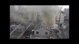 Shanghai in 2014 the first fire