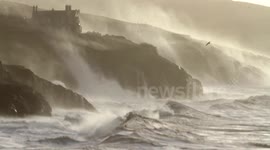 Hercules Storm in Slow Motion - at Porthleven