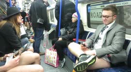 No Pants Ride On The Underground
