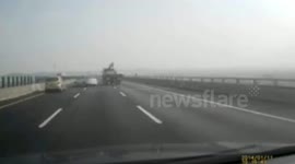 Dash Cam Captures Spectacular Crash